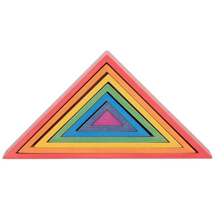 Triangle Becker Rainbow Nesting Triangles | Becker's School Supplies