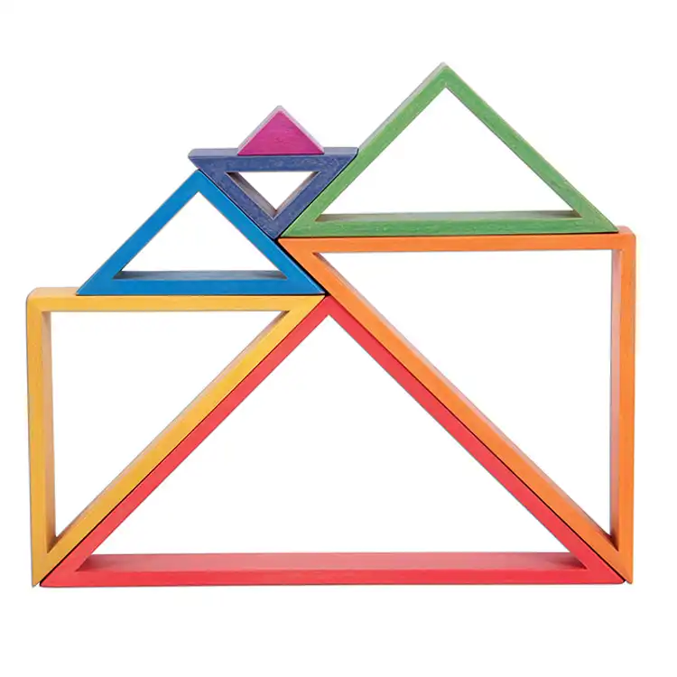 Triangle Becker Rainbow Nesting Triangles | Becker's School Supplies