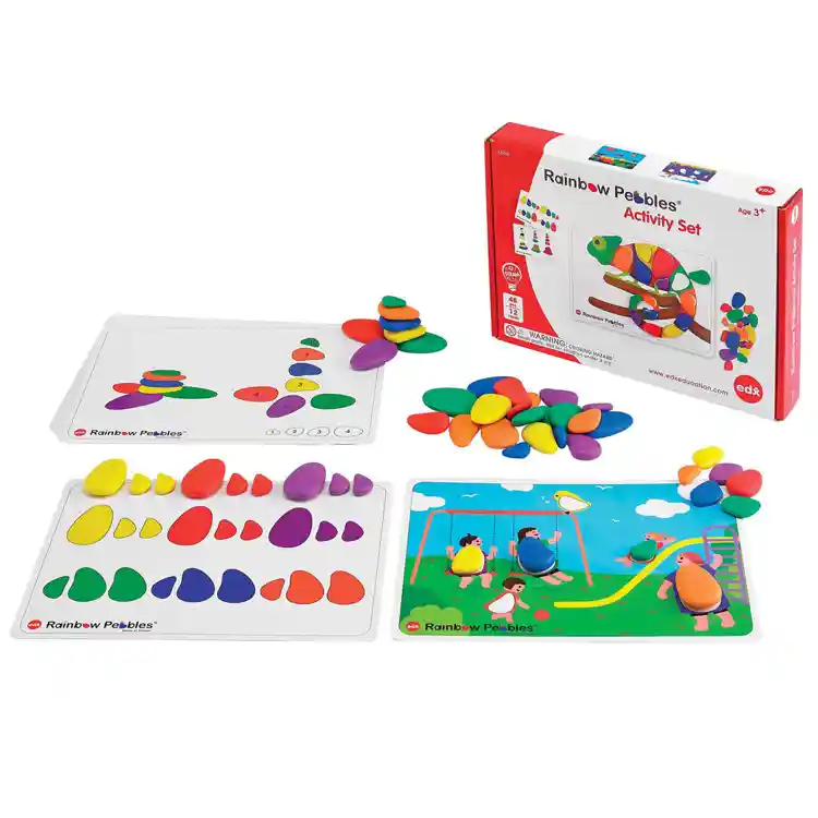 Rainbow Pebbles Activity Set