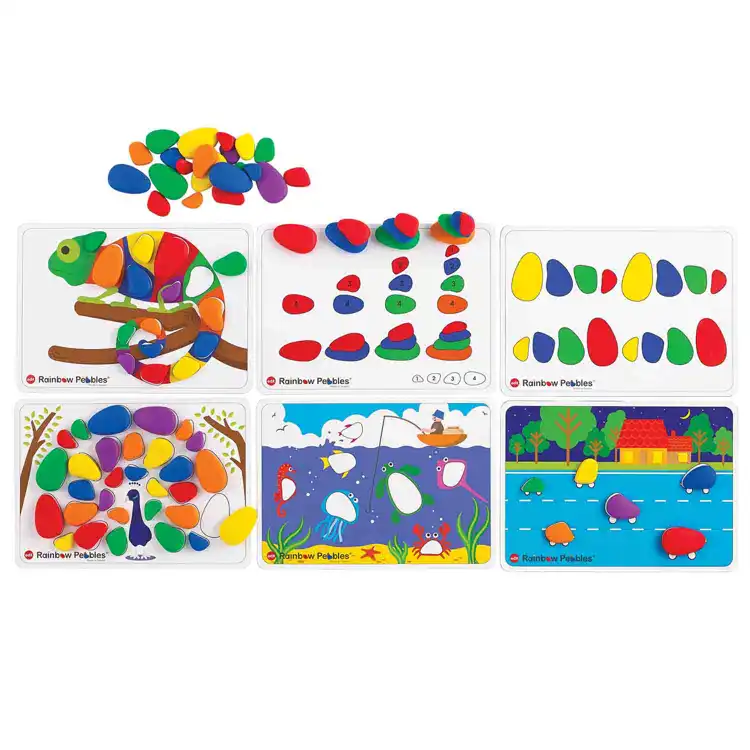 Rainbow Pebbles Activity Set