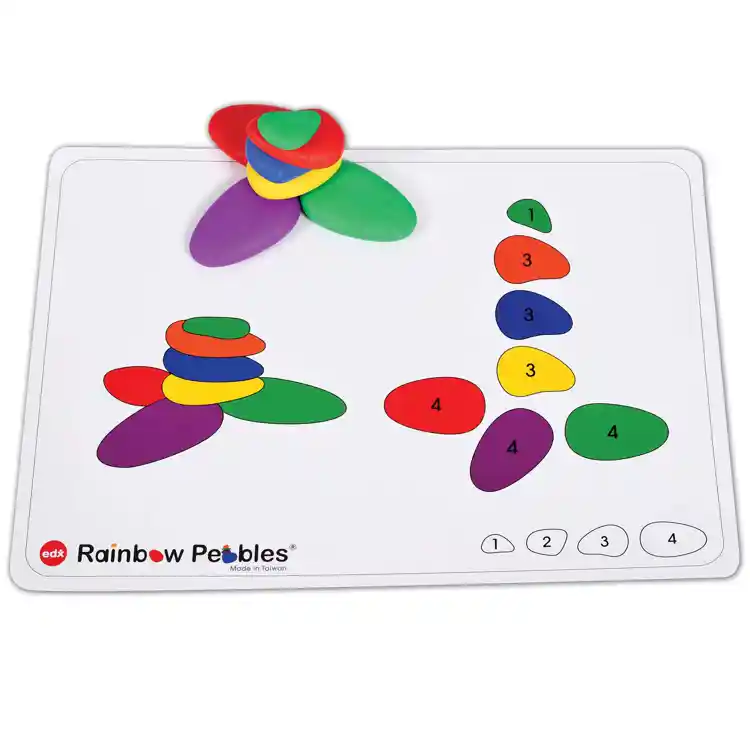 Rainbow Pebbles Activity Set