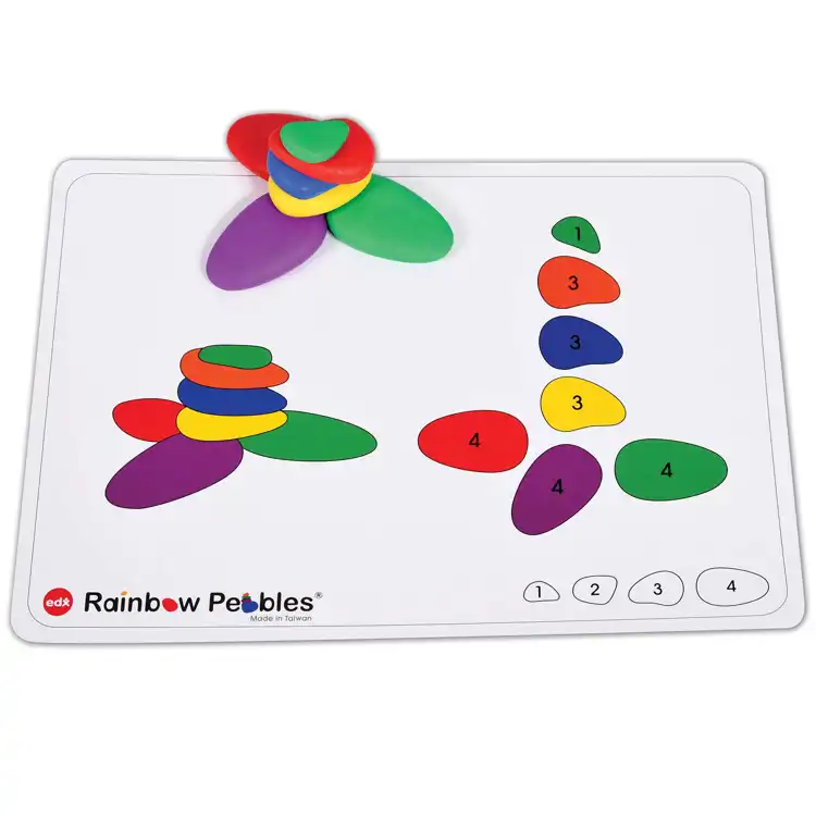 Rainbow Pebbles Activity Set