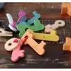 Rainbow Wooden Keys