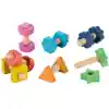 Rainbow Wooden Nuts & Bolts