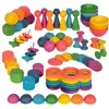 Rainbow Wooden Super Set