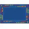 Read to Dream Border Classroom Rug, Rectangle 6' x 9'