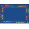 Read to Dream Border Classroom Rug, Rectangle 6' x 9'