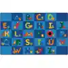 Reading Letters Library Classroom Rug, Rectangle 7'6" x 12'