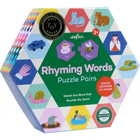 Rhyming Words Puzzle Pairs