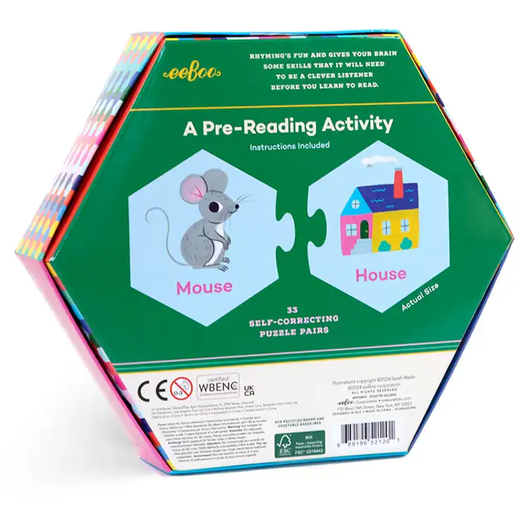 Rhyming Words Puzzle Pairs