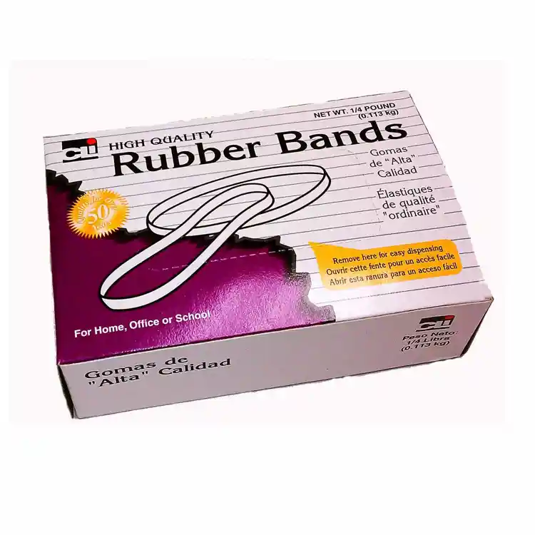 Rubber Bands, Large ¼lb. Box