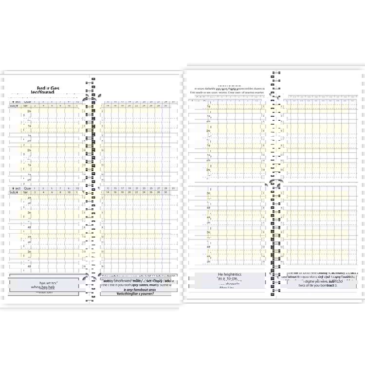 Student Assignment Books, Set of 10