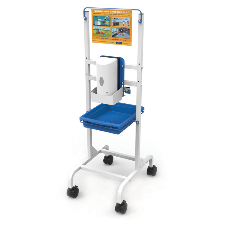 Single Student Hand Sanitizer Station with Dispenser - Base Model 