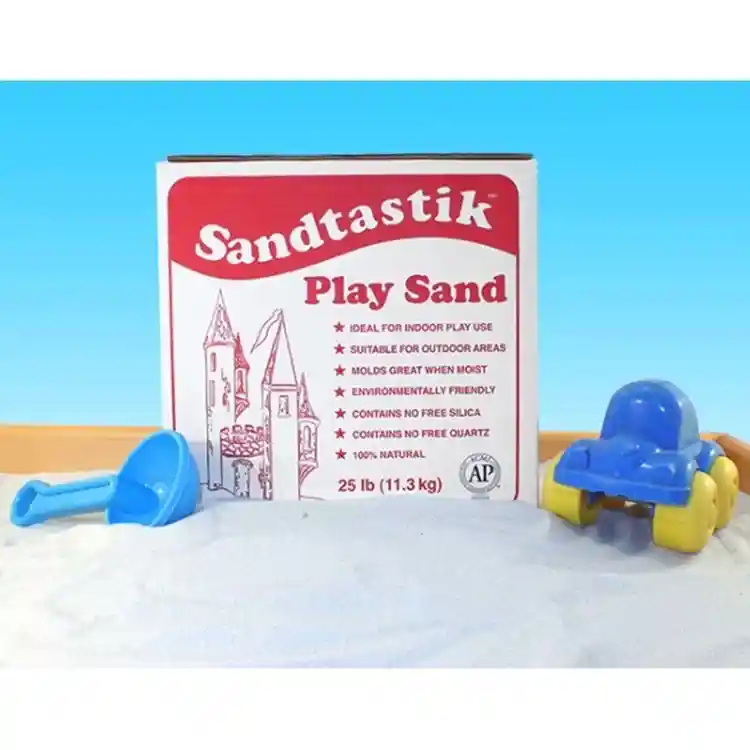 Sandtastik® White Play Sand, 25 lbs.