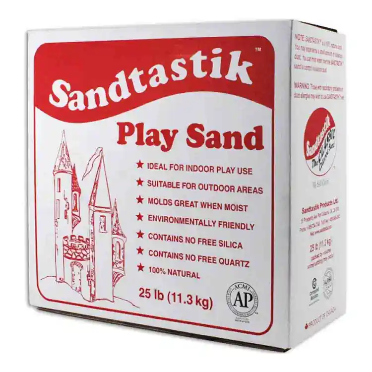 Sandtastik® White Play Sand, 25 lbs.
