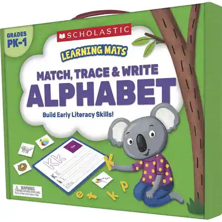 Learning Mats:  Match, Trace & Write Alphabet