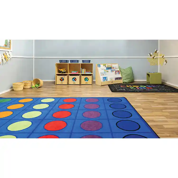 Seating Circles Classroom Rug, Rectangle 7'6" x 12'