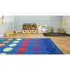 Seating Circles Classroom Rug, Rectangle 7'6" x 12'