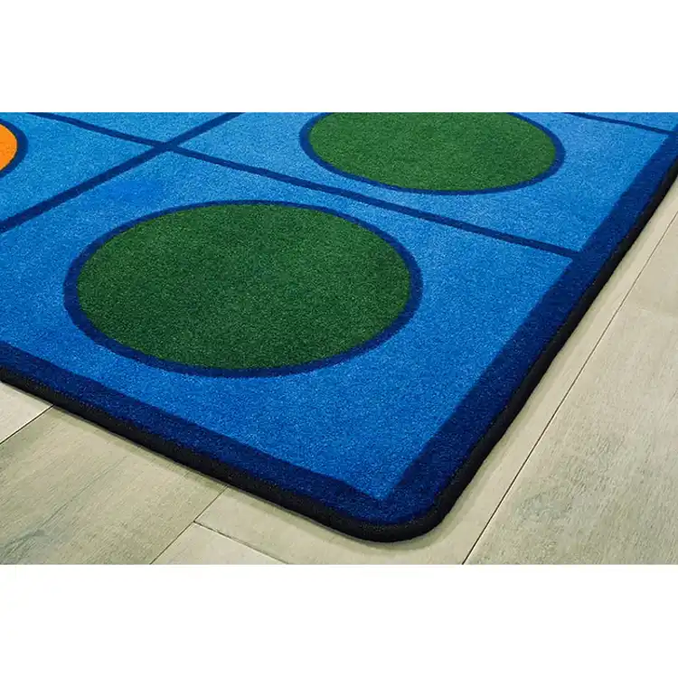 Seating Circles Classroom Rug, Rectangle 7'6" x 12'