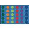 Seating Circles Classroom Rug, Rectangle 8' x 12'