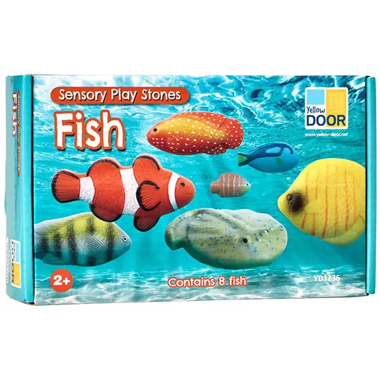 Sensory Play Stones, Fish
