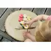 Sensory Play Stones, Threading Kebabs