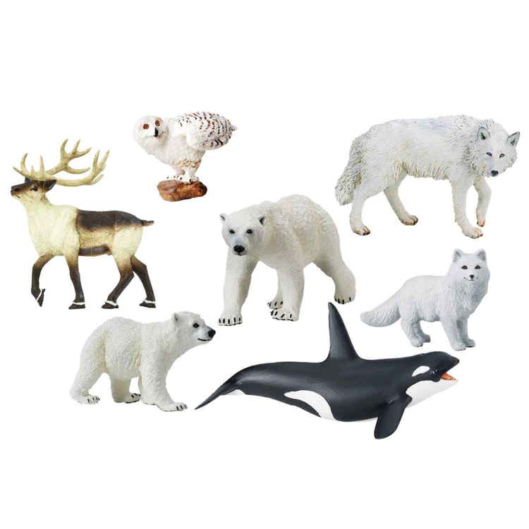 Arctic Wild Realistic Animals