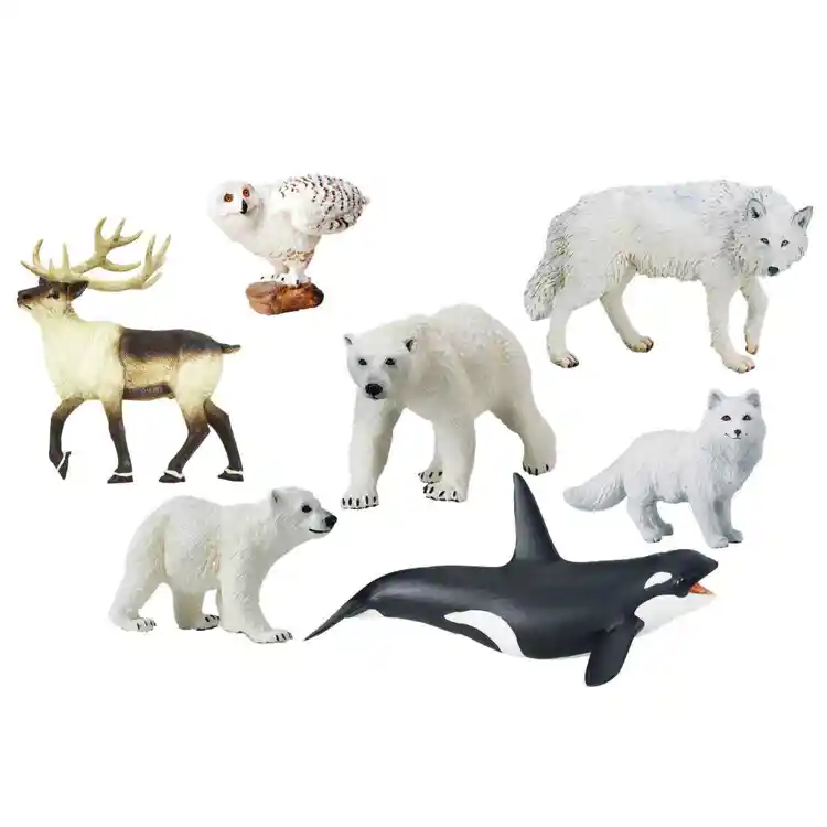 Arctic Wild Realistic Animals