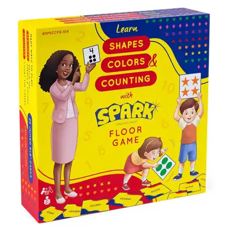Shapes, Colors & Counting Floor Game