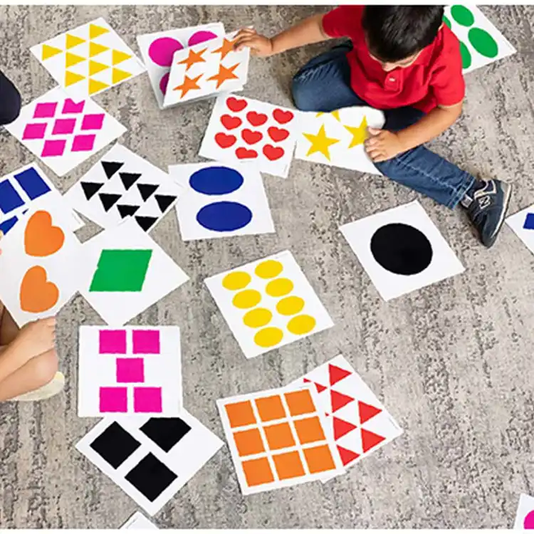 Shapes, Colors & Counting Floor Game