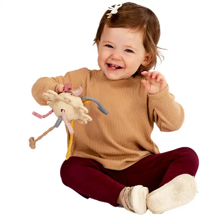 Sili-Soft Zip Pull Toy