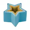 SiliSoft Star Stacking Cups
