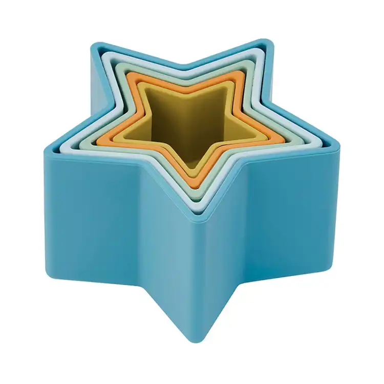 SiliSoft Star Stacking Cups
