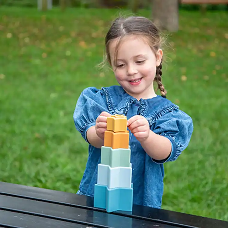 SiliSoft Star Stacking Cups