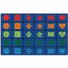 Simple Shapes Seating Classroom Rug