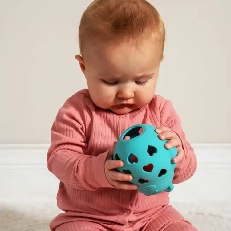 Simply Silicone Teddy Roly Wobbler