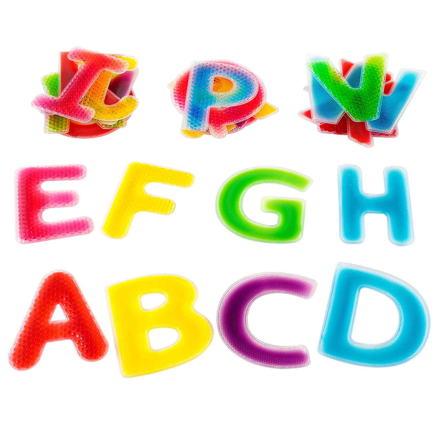 Gel Lettering Textured Gel Alphabet | Becker's School Supplies