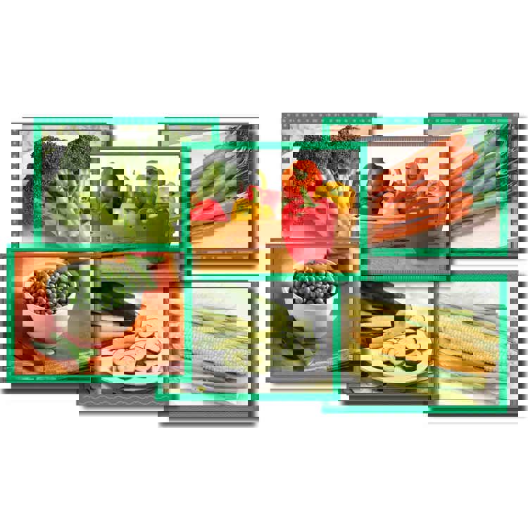 Vegetables Cube Puzzle