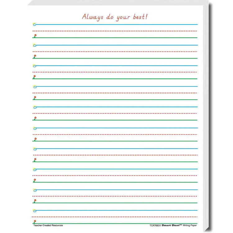 Smart Start 1-2 Writing Paper