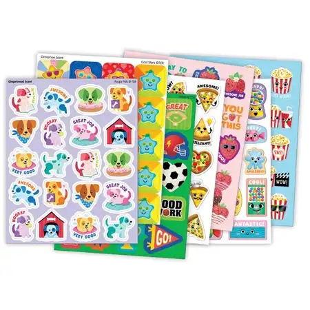 Smelly Stickers Variety Pack, Kids Choice