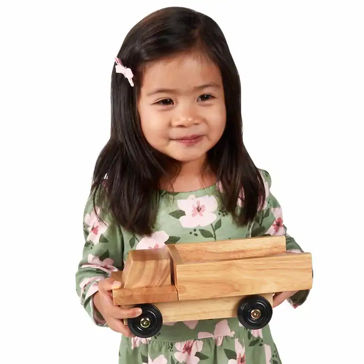 Solid Hardwood Dump Truck