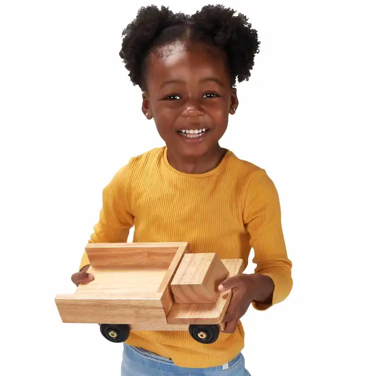 Solid Hardwood Dump Truck