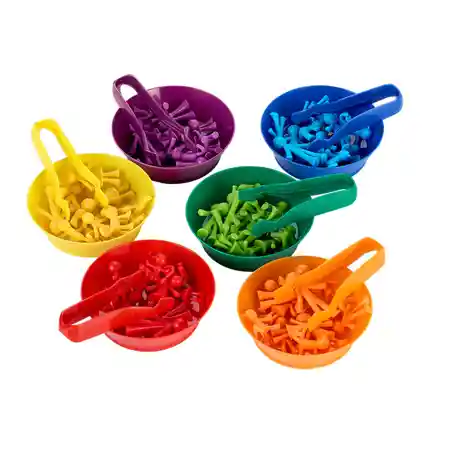 Sorting Bowls & Tweezers Set