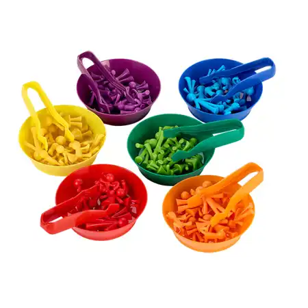 Sorting Bowls & Tweezers Set