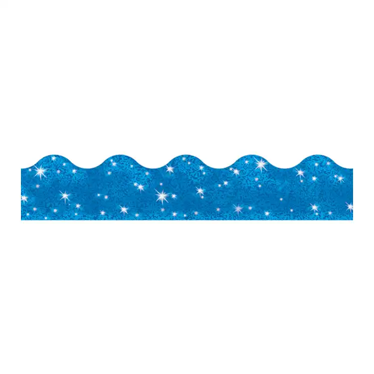 Sparkle Terrific Bulletin Board Trimmers®, Blue Sparkle