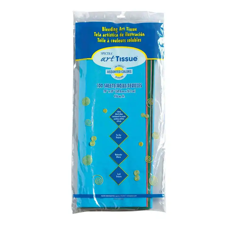Spectra® Art Tissue™ Assorted Packs, 100 Sheets, 20" x 30"