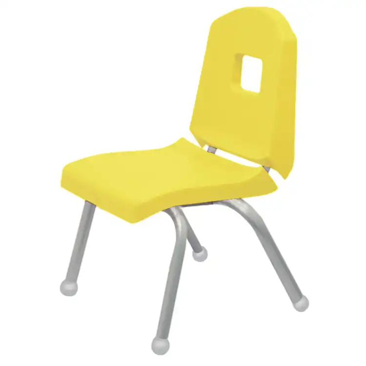 Split Bucket Chair, 12" Yellow