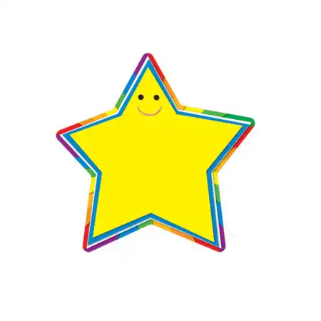 Star Colorful Cut-Outs