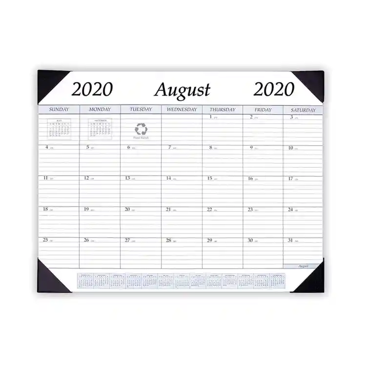 Academic Desk Pad Calendar