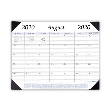 Academic Desk Pad Calendar